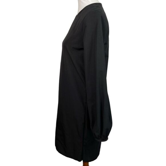 COS Black Custom Altered Long Puff Sleeve Shift Dress EU 38 - Picture 5 of 8